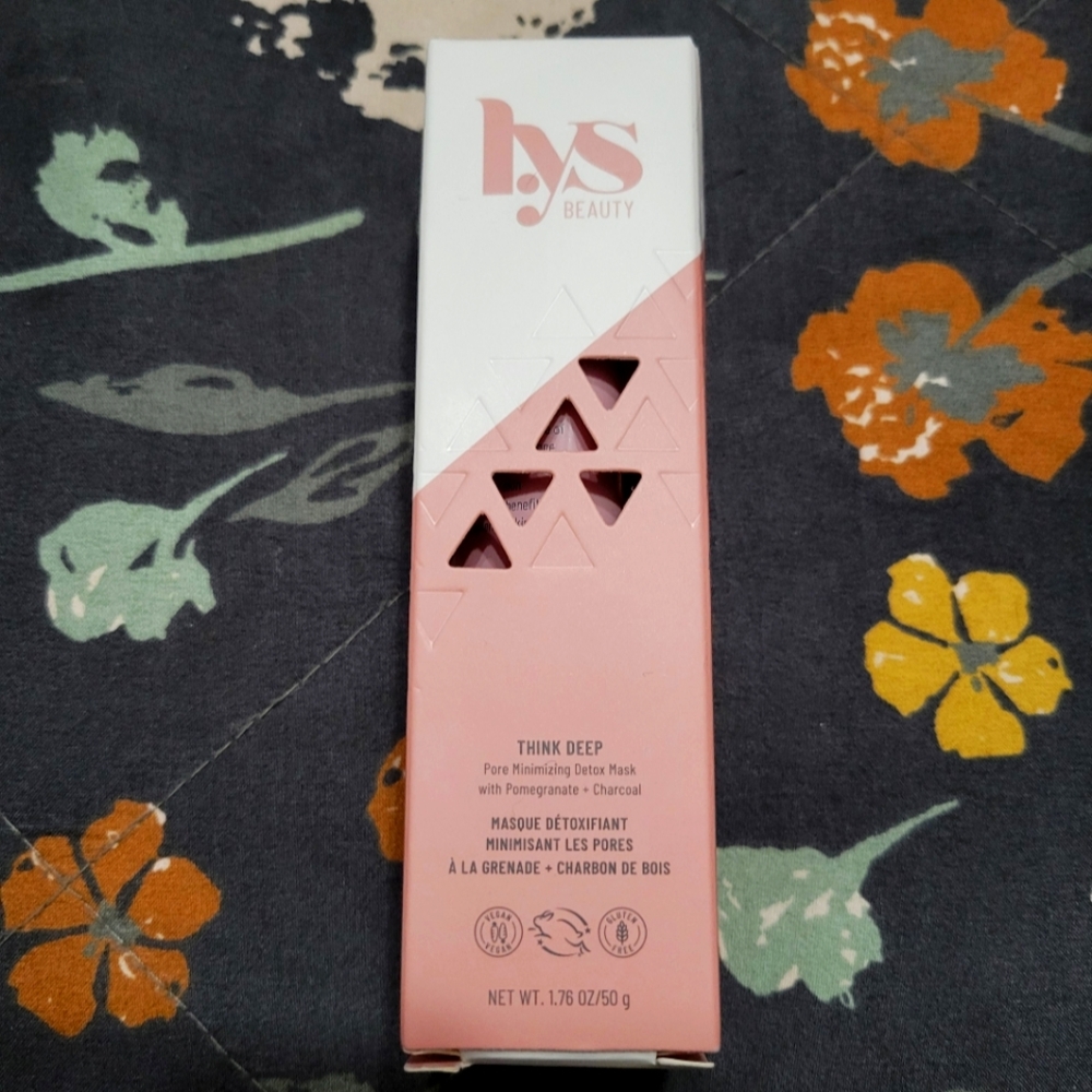 LYS BEAUTY THINK DEEP MASK WITH POMEGRANATE AND CHARCOAL NWIB